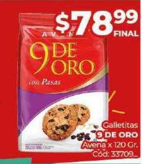 Diarco Galletitas 9 de oro avena oferta