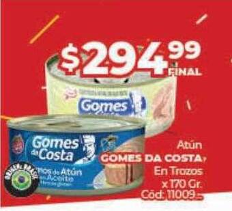 Diarco Atún gomes da costa en trozos oferta