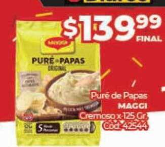 Diarco Puré de papas maggi cremoso oferta