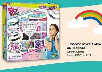 Changomas Juego de joyería alfa oferta