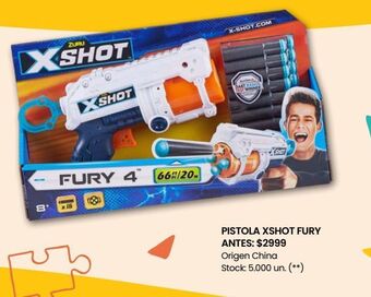 Changomas Pistola xshot fury oferta