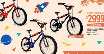 Changomas Bicicleta rodado 20 bmx oferta