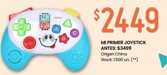 Changomas Mi primer joystick oferta