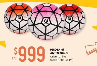 Changomas Pelota n1 oferta