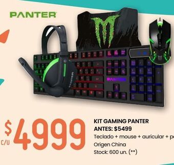 Changomas Kit gaming panter oferta