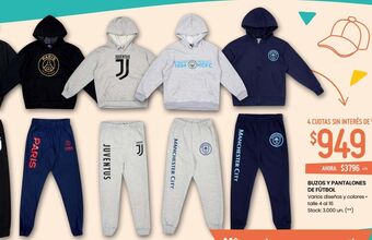 Changomas Buzos y pantalones de fútbol oferta