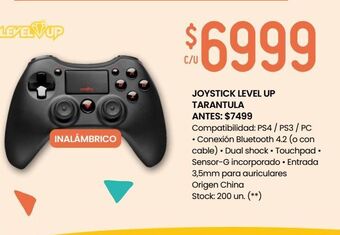 Changomas Joystick level up tarantula oferta