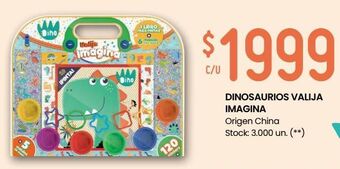 Changomas Dinosaurios valija imagina oferta