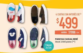 Changomas Pancha casual bebé oferta
