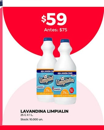 Supermercados Tadicor Lavandina limpialin oferta