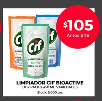 Supermercados Tadicor Limpiador Cif Bioactive oferta