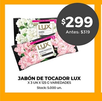 Supermercados Tadicor Jabón de tocador lux oferta