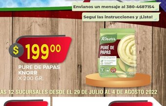 Supermercados Mayor Pure De Papas Knorr oferta