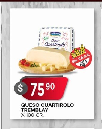 Supermercados Mayor Queso cuartirolo tremblay oferta
