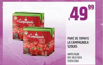 Supermercados Todo Puré De Tomate La Campagnola 520grs oferta