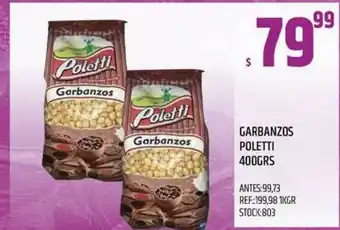 Poletti Garbanzos 400grs