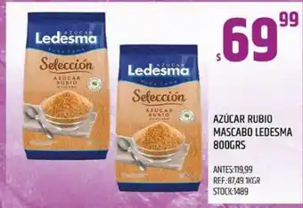 Supermercados Todo Ledesma Azúcar Rubio Mascabo 800grs oferta