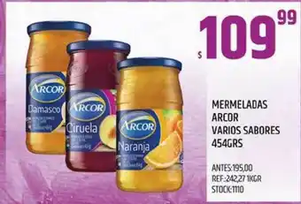 Supermercados Todo Mermeladas Arcor Varios Sabores 454grs oferta