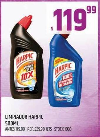 Supermercados Todo Limpiador Harpic 500ml oferta