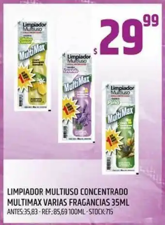 Supermercados Todo Limpiador Multiuso Concentrado Multimax Varias Fragancias oferta