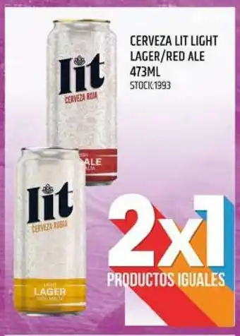 Supermercados Todo Cerveza Lit Light Lager Red Ale oferta