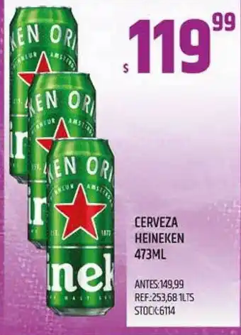 Supermercados Todo Cerveza Heineken 473ml oferta