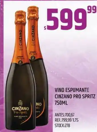 Supermercados Todo Vino Espumante Cinzano Pro Spritz 750ml oferta