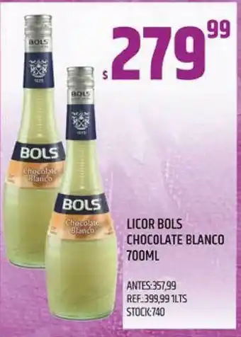 Supermercados Todo Licor Bols Chocolate Blanco 700ml oferta