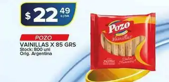 Carrefour Maxi Pozo Vainillas x85 grs oferta