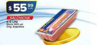 Carrefour Maxi Salchicha X 6 Uni oferta