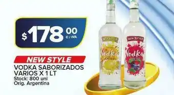 Carrefour Maxi New Style Voka Saborizados Varios x1 Lt oferta