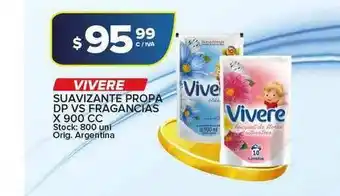 Carrefour Maxi Vivere Suavizante Propa Dp Vs Fragancias x900 cc oferta