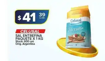 Carrefour Maxi Celusal Sal Entrefina x1 Kg oferta