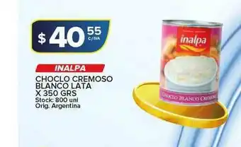 Carrefour Maxi Inalpa Choclo Cremoso Blanco Lata x350 grs oferta