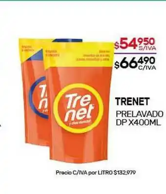 Nini Mayorista Trenet Prelavado x400 ml oferta