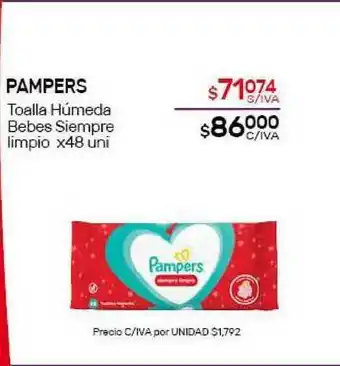 Nini Mayorista Pampers x48 uni oferta