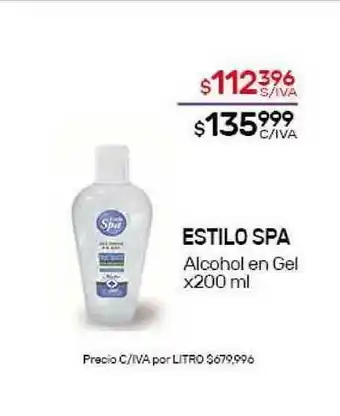 Nini Mayorista Estilo Spa x200 ml oferta