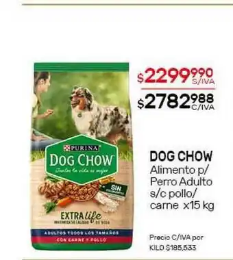 Nini Mayorista Dog Chow x15 kg oferta