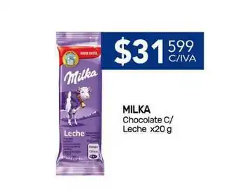 Nini Mayorista Milka Chocolate C-leche x20 g oferta