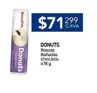 Nini Mayorista Donuts Roscas Bañadas Choc x78 g oferta