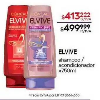 Nini Mayorista Elvive x750 ml oferta