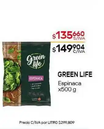 Nini Mayorista Green Life Espinaca x500 g oferta