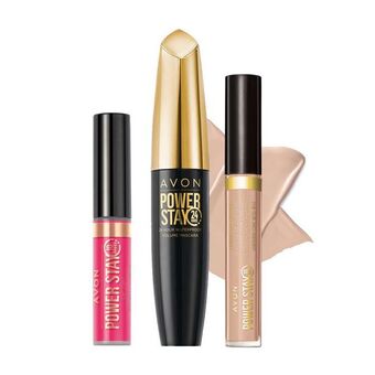 Avon Set x4 anew - agua micelar + crema vit d + power serum + protector solar oferta