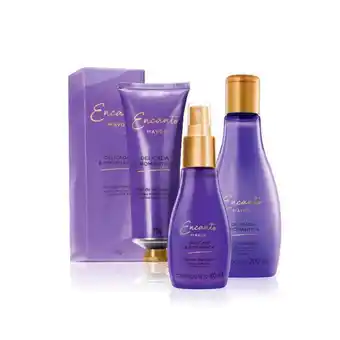 Avon Set x3 encanto delicadeza - mini crema corporal + mini body spray + crema de manos oferta