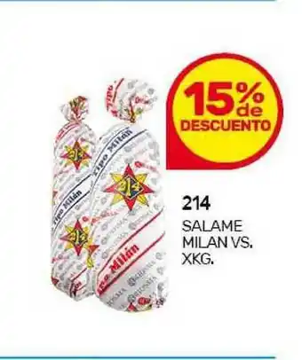 Nini Mayorista 214 Salame Milan Vs. Xkg oferta