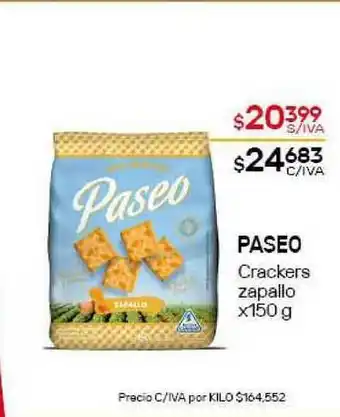 Nini Mayorista Paseo Crackers Zapallo x150 g oferta