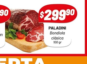 Almacor Paladini Bondiola Clásica oferta