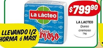 Almacor La Lacteo Queso Cremoso oferta