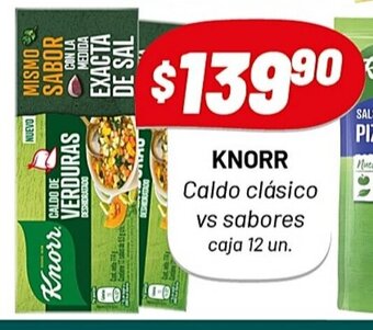 Almacor Knorr Caldo Clásico Vs Sabores oferta