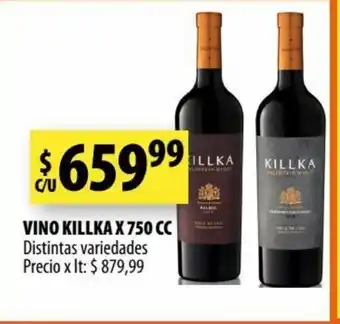 Punto Mayorista Vino Killka x750cc oferta